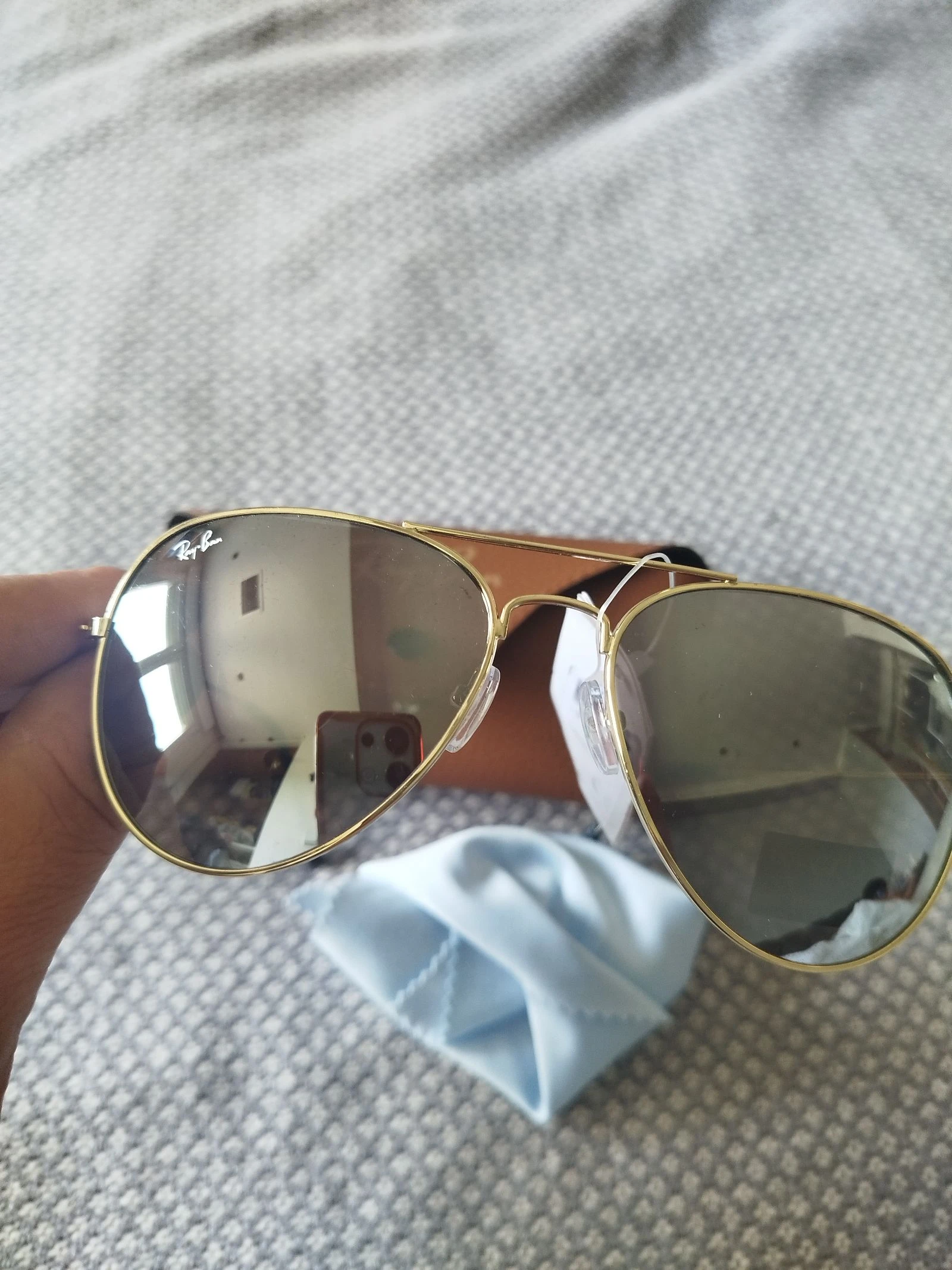 Gafas de sol doradas y plateadas – photo 4